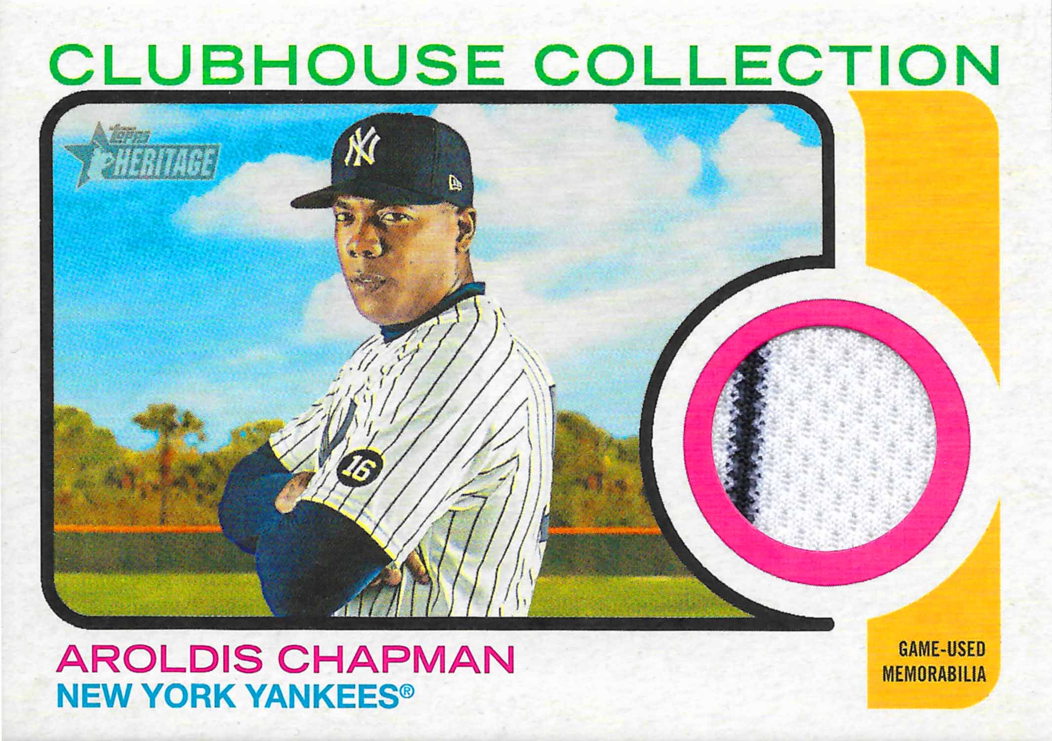 2022 Topps Heritage Clubhouse Collection Relics