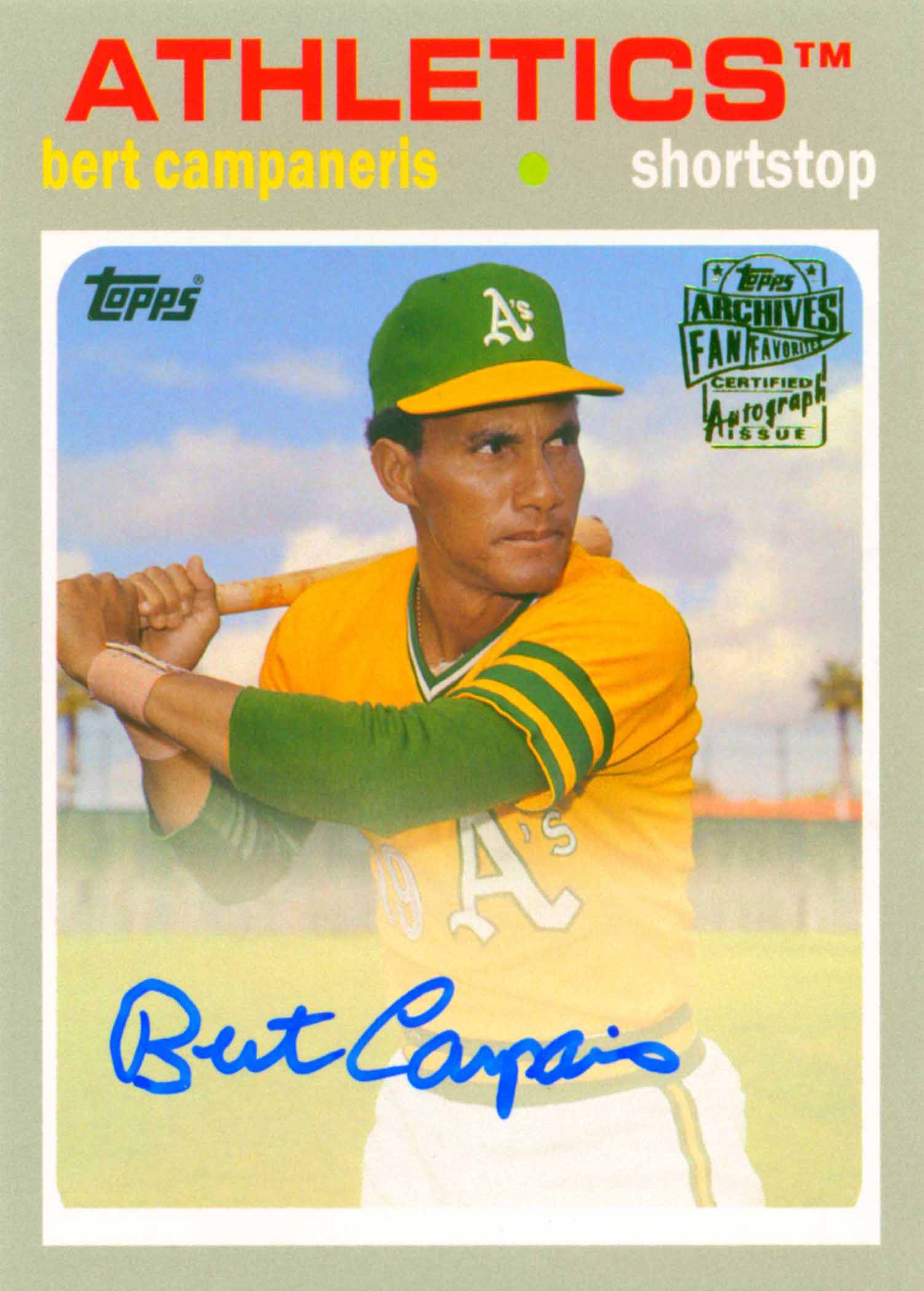 2016 Topps Archives Fan Favorites Autographs