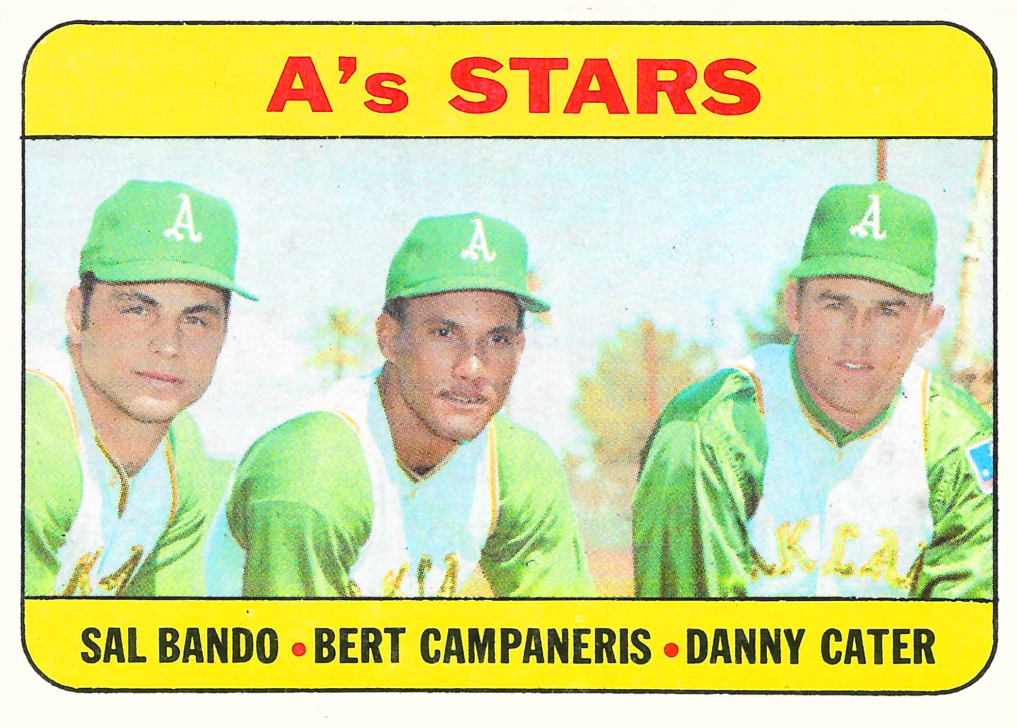 1969 Topps A's Stars