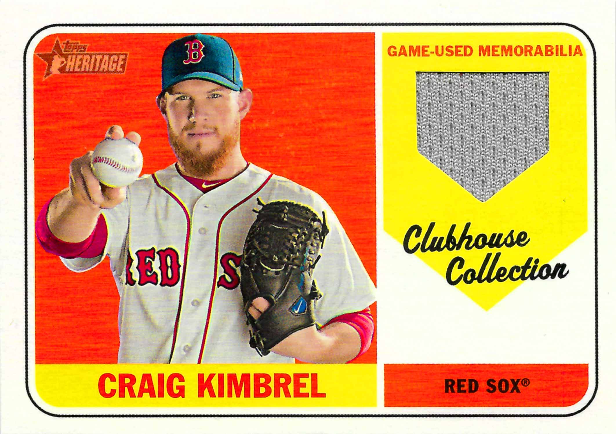 2018 Topps Heritage High Numbers Clubhouse Collection Relics