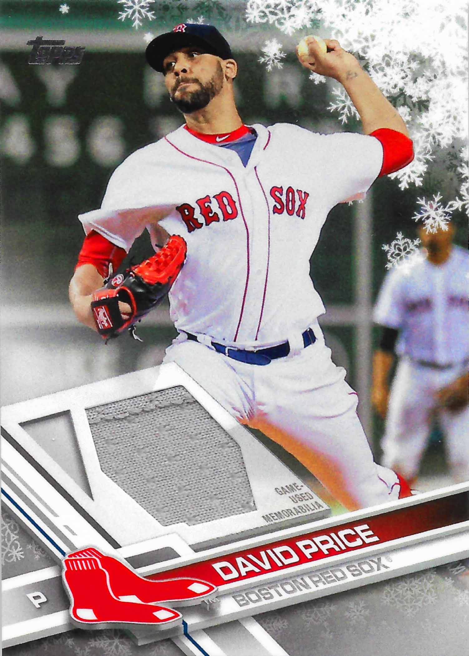 2017 Topps Walmart Holiday Snowflake Relics