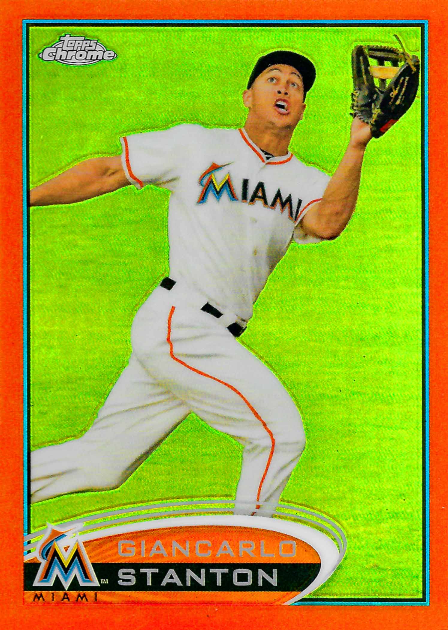 2012 Topps Chrome Orange Refractors