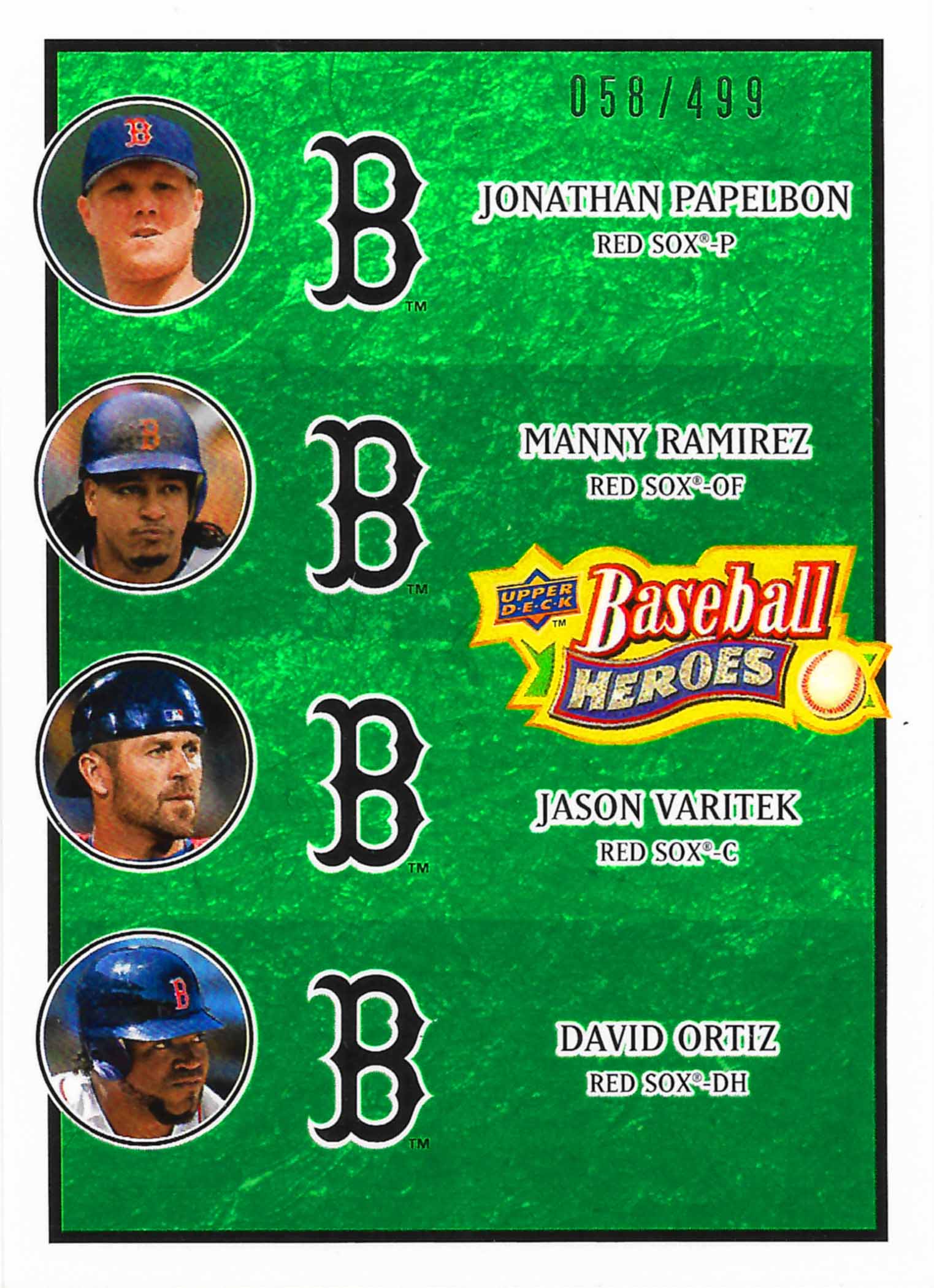 2008 Upper Deck Heroes Emerald