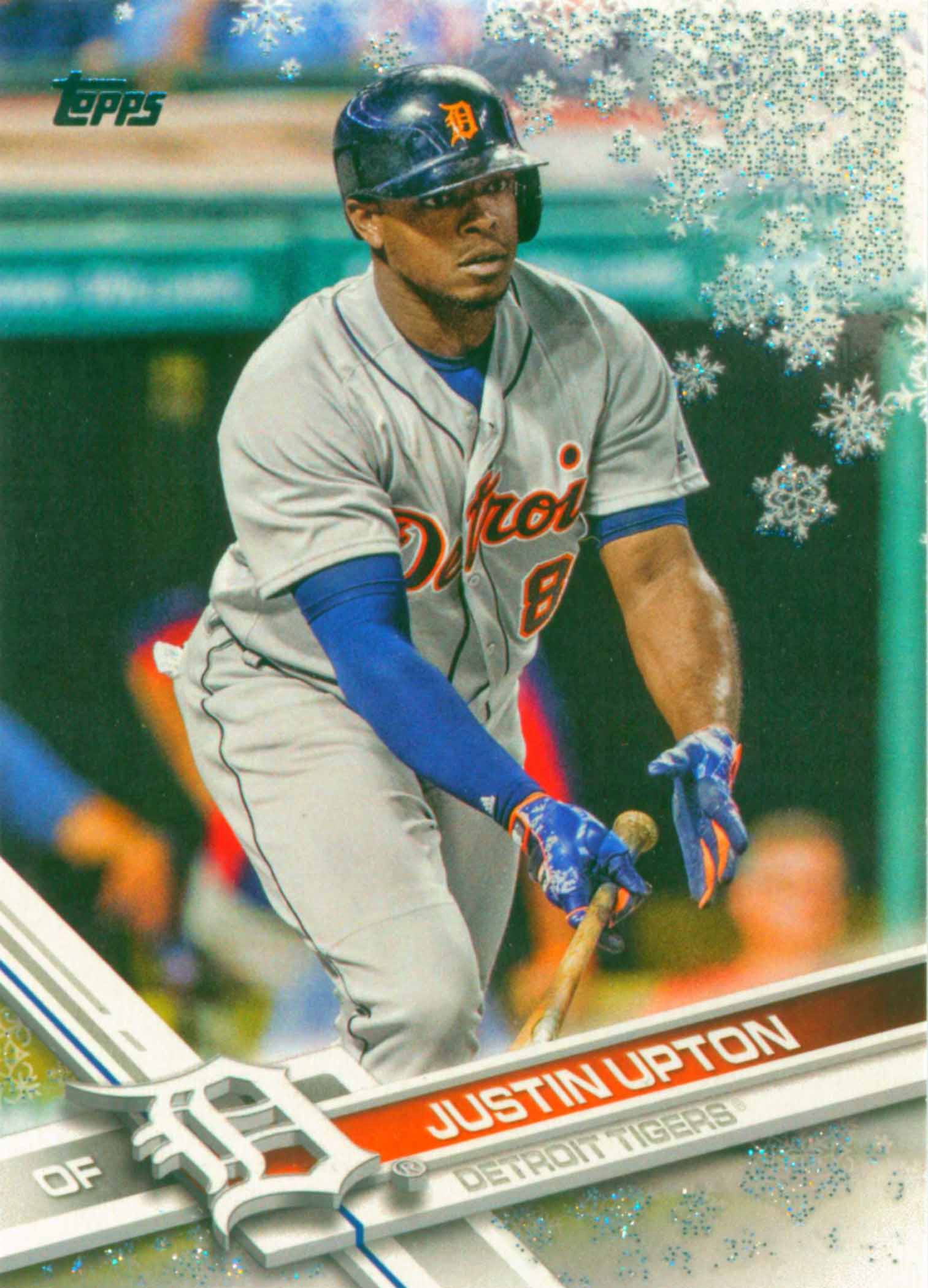 2017 Topps Walmart Holiday Snowflake Metallic