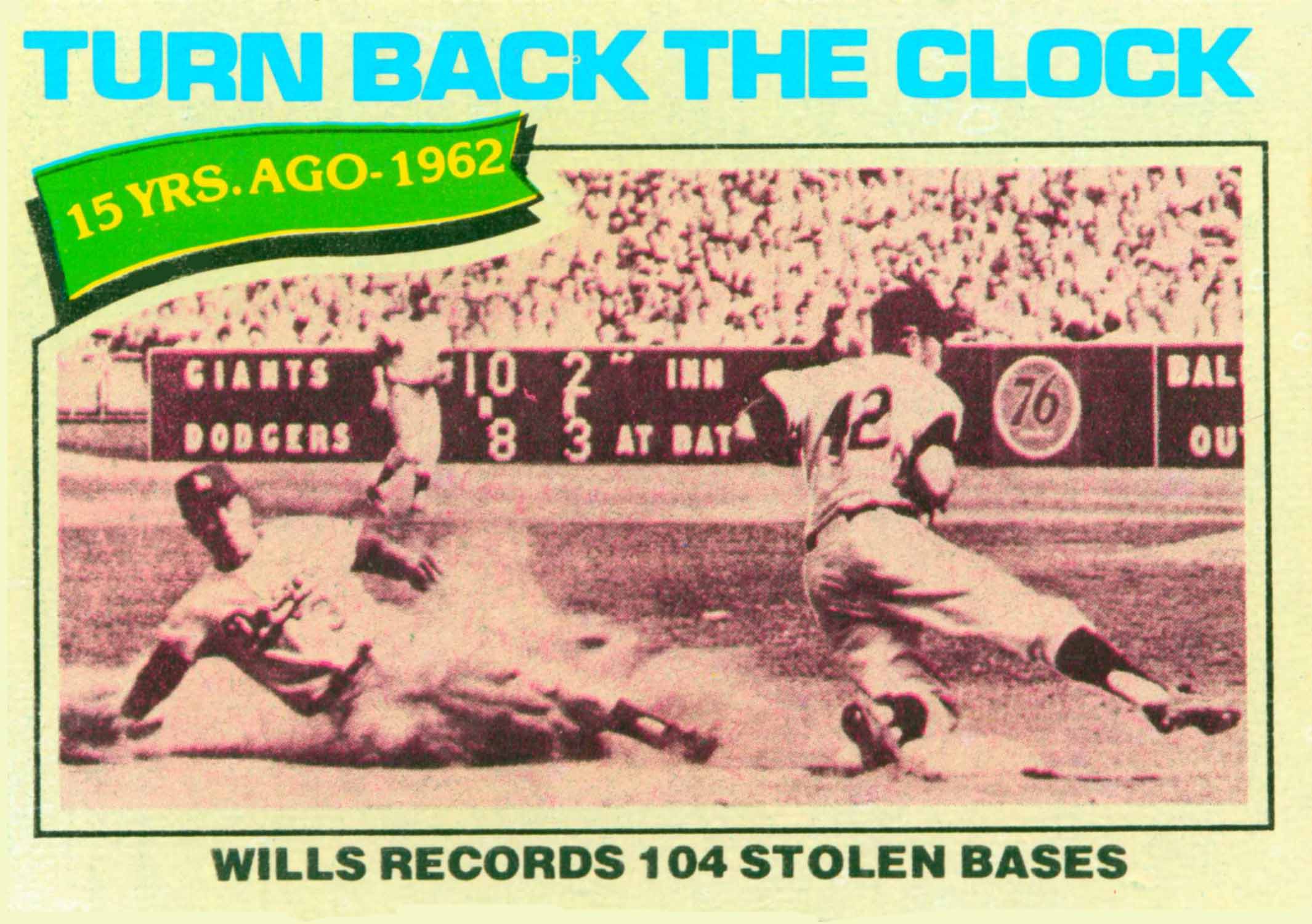 1977 Topps Turn Back the Clock