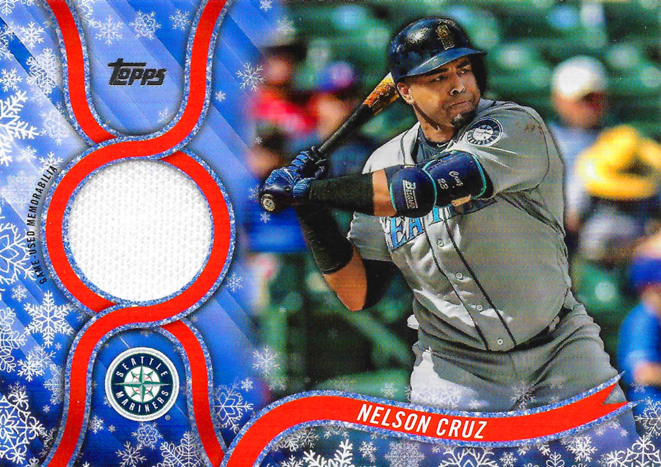 2018 Topps Walmart Holiday Snowflake Relics