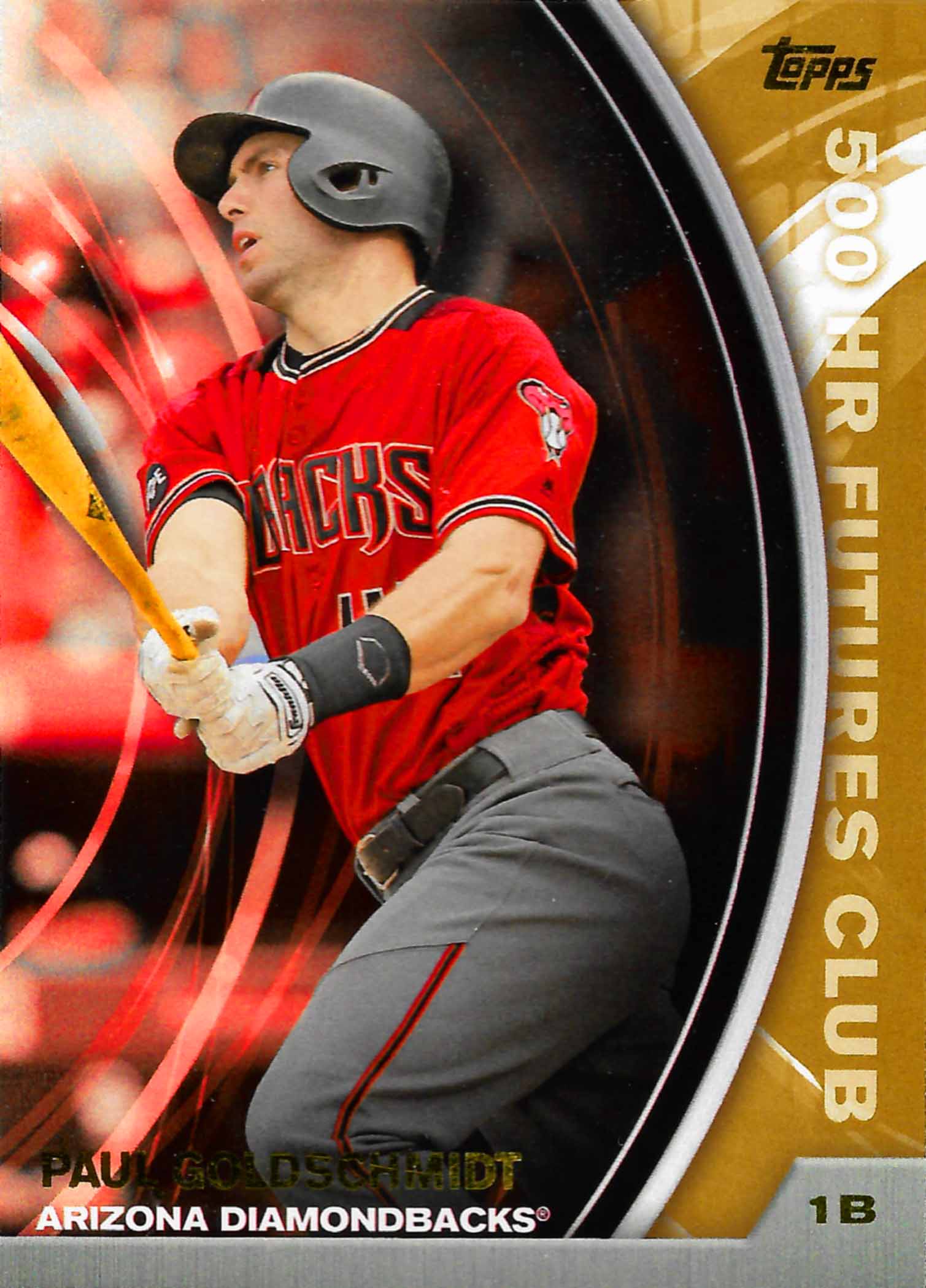 2016 Topps Update 500 HR Futures Club Gold