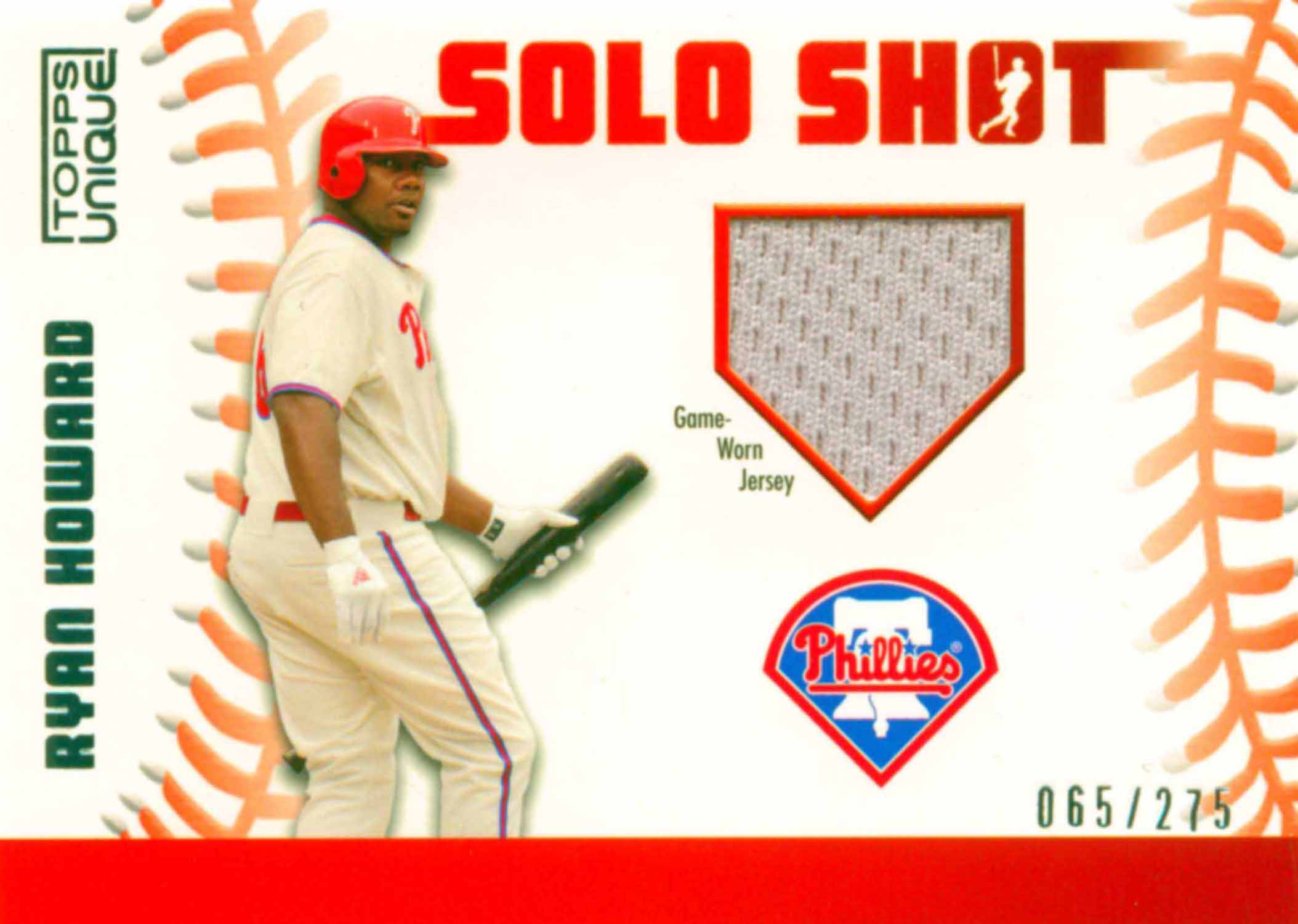 2009 Topps Unique Solo Shot Relics