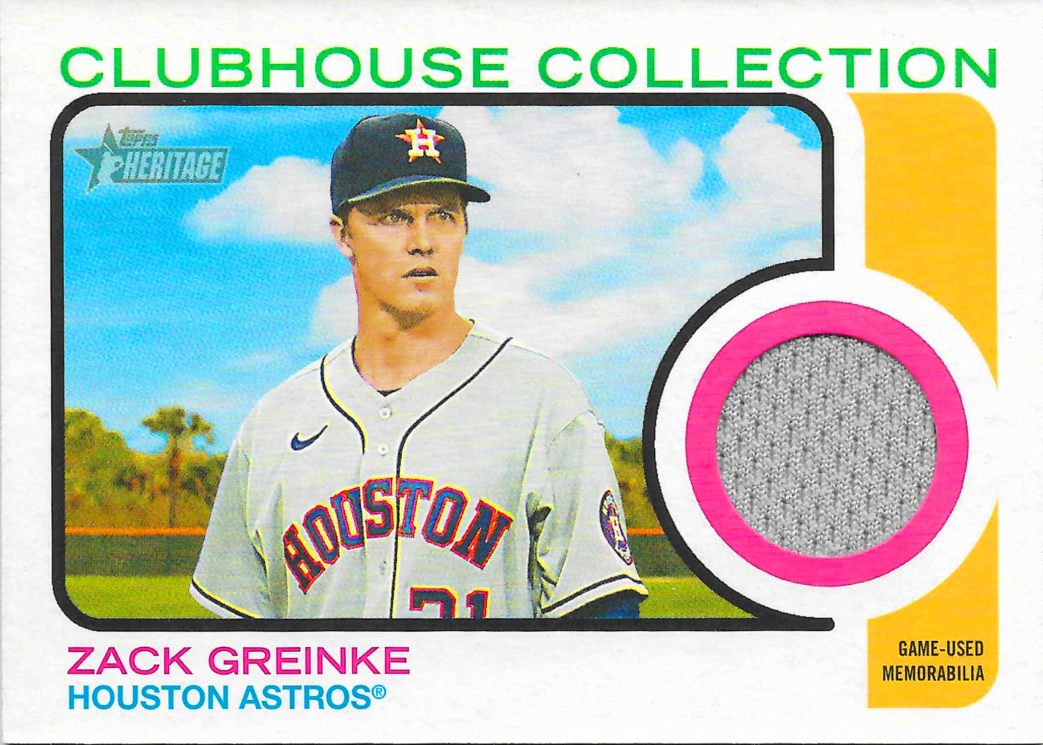 2022 Topps Heritage Clubhouse Collection Relics